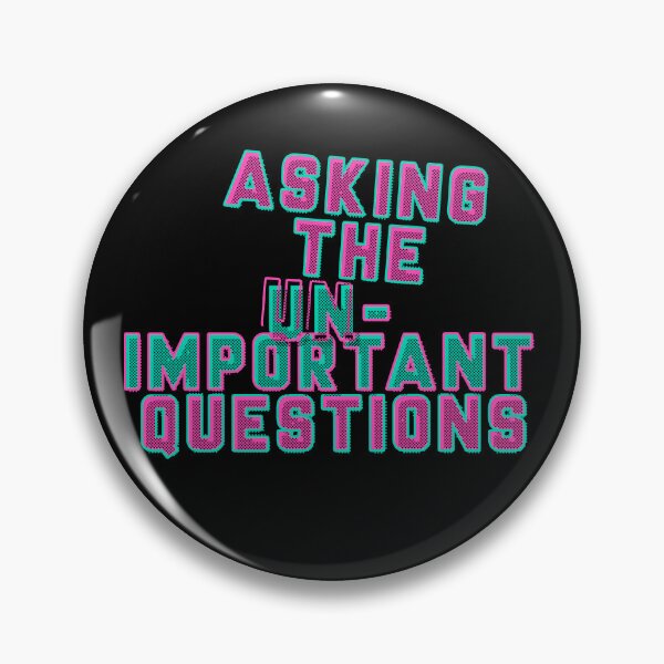 Item preview, Asking the Unimportant Questions designed and sold by Dreams of Dubai.