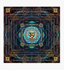 Ganesha - Entfernt Hindernisse - Om Gam Ganapataye Namah Fotodruck