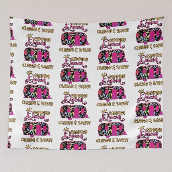 Item preview, Camping Queen Classy and Sassy I Camping Gifts designed and sold by younghopes.
