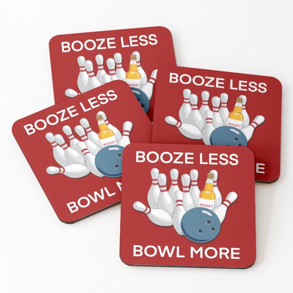 Item preview, Booze less - Bowl more designed and sold by Bunchable.