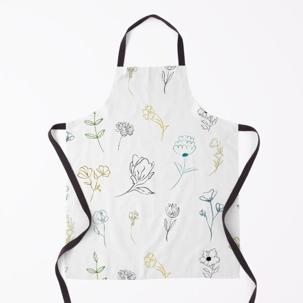 Item preview, Black Silhouette Dark Flowers and Colorful Floral Patterns Doodles/Cute Black and White Flowers/Floral Art for Flower Lovers designed and sold by haRexia.