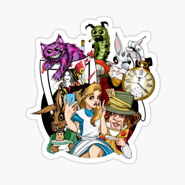 Artikel-Vorschau von Alice im Wunderland, Raus aus dem Kaninchenbau, designt und verkauft von Martzart.