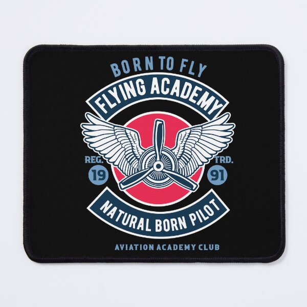 Item preview, Born to Fly Aircraft Flying Academy Enthusiast Aviation Academy Club designed and sold by Sunnyhova.