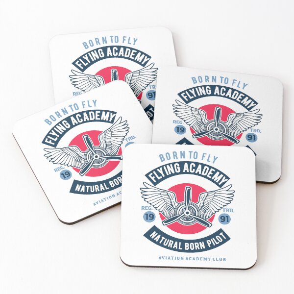 Item preview, Born to Fly Aircraft Flying Academy Enthusiast Aviation Academy Club designed and sold by Sunnyhova.