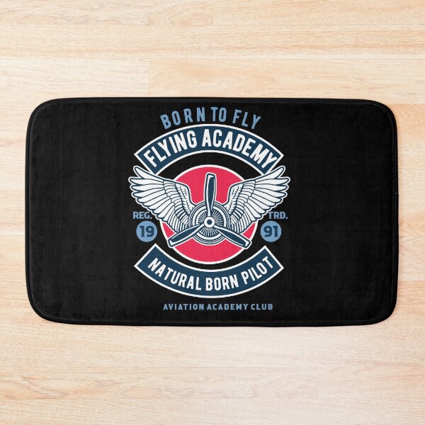 Item preview, Born to Fly Aircraft Flying Academy Enthusiast Aviation Academy Club designed and sold by Sunnyhova.