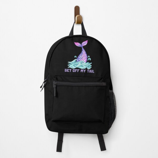 Item preview, Get Off My Tail Sarcastic Purple Mermaid/ Funny Mermaid Pun designed and sold by Designs By YL.