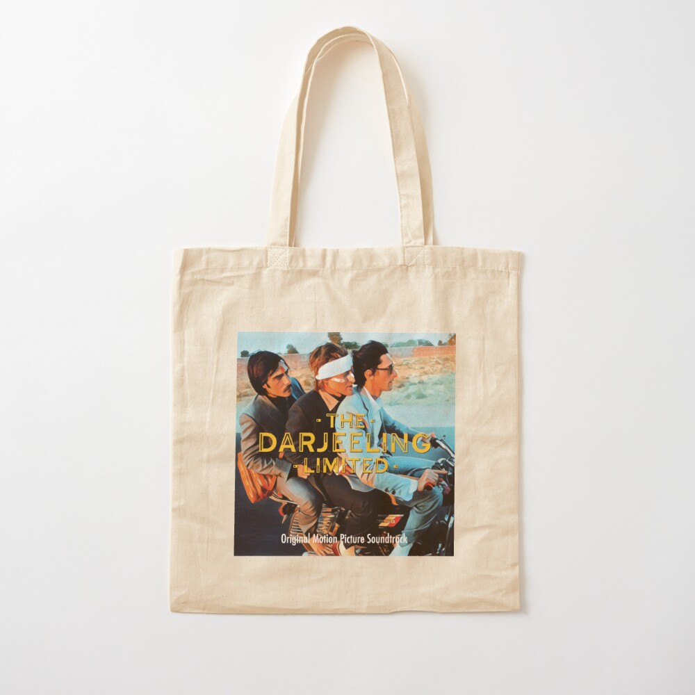 Wes Anderson - THE DARJEELING LIMITED: Album Cover - Print Tote