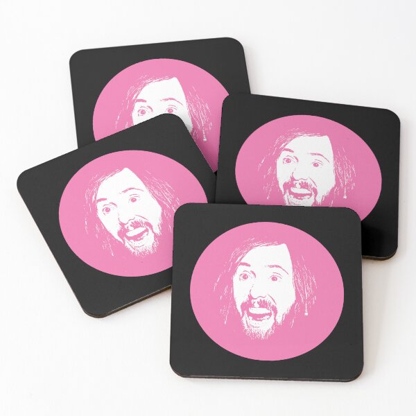 Item preview, Asmongold Pink Fan Sticker  designed and sold by DanLopesMerch.