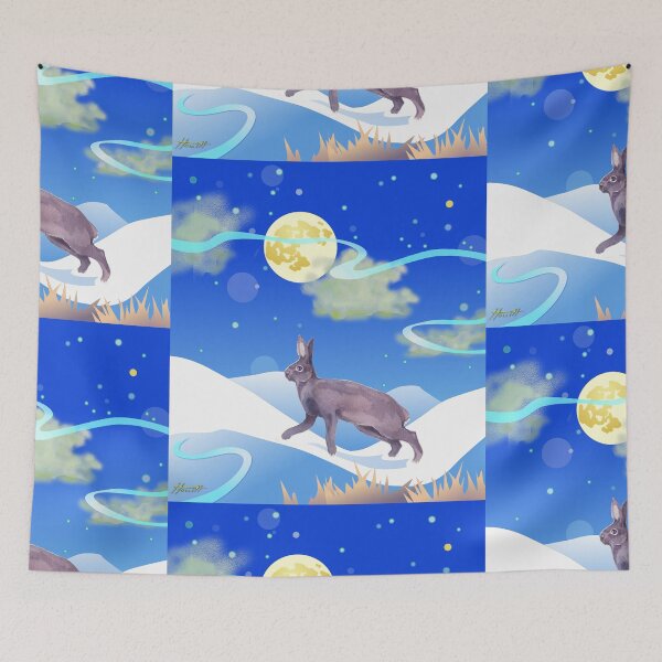Item preview, Hare On Snowy Ridge 2 designed and sold by Patricia Howitt.