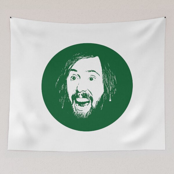 Item preview, Asmongold Green Fan Sticker  designed and sold by DanLopesMerch.