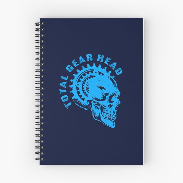 Item preview, Copy of Total Gear Head - Bicycle Sprocket Skull Blue designed and sold by blackdogshop.