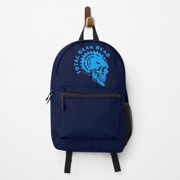 Item preview, Copy of Total Gear Head - Bicycle Sprocket Skull Blue designed and sold by blackdogshop.