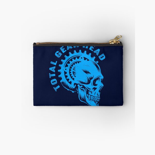 Item preview, Copy of Total Gear Head - Bicycle Sprocket Skull Blue designed and sold by blackdogshop.