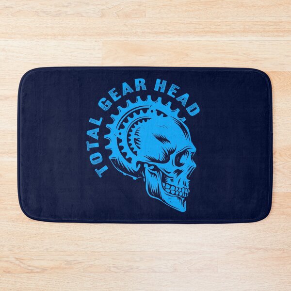 Item preview, Copy of Total Gear Head - Bicycle Sprocket Skull Blue designed and sold by blackdogshop.