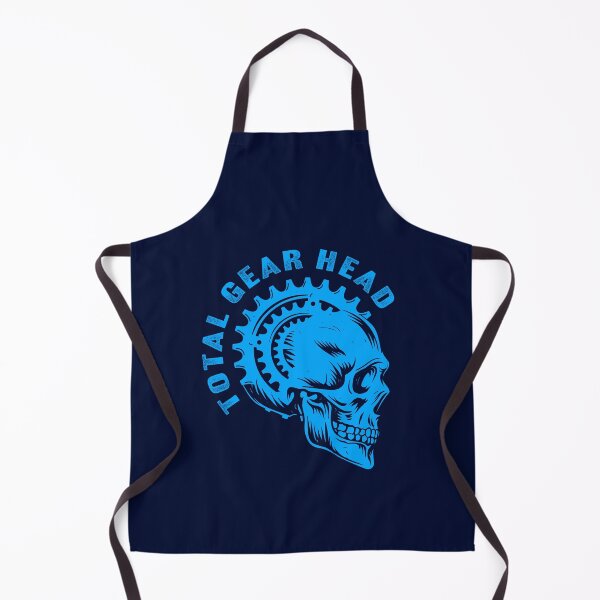 Item preview, Copy of Total Gear Head - Bicycle Sprocket Skull Blue designed and sold by blackdogshop.