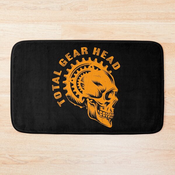Item preview, Copy of Total Gear Head - Bicycle Sprocket Skull Orange designed and sold by blackdogshop.