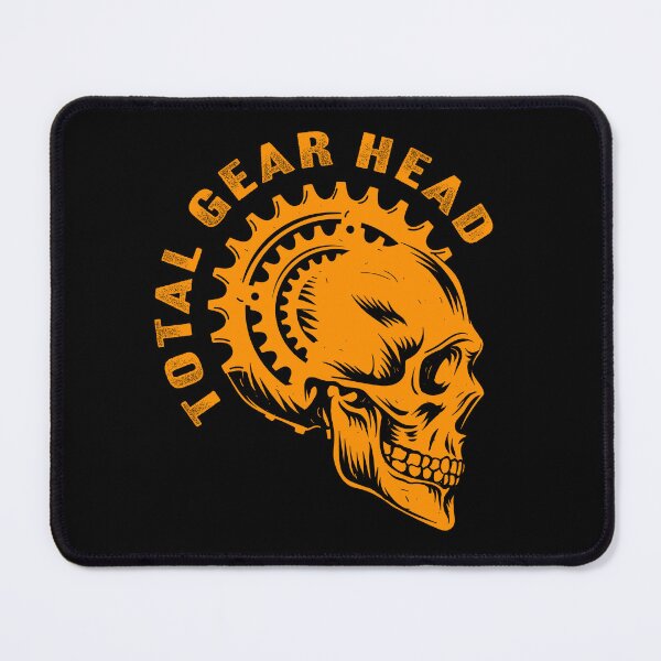 Item preview, Copy of Total Gear Head - Bicycle Sprocket Skull Orange designed and sold by blackdogshop.