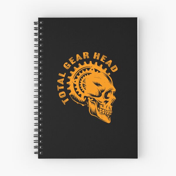 Item preview, Copy of Total Gear Head - Bicycle Sprocket Skull Orange designed and sold by blackdogshop.