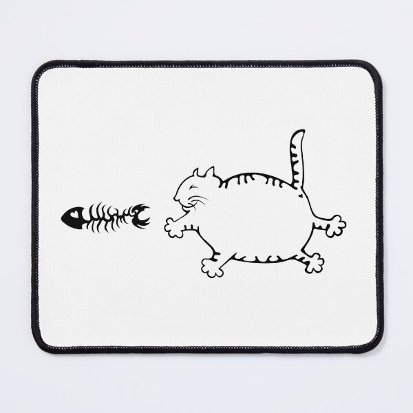 Item preview, Fat Cat flies with a fish bone designed and sold by SofNev.