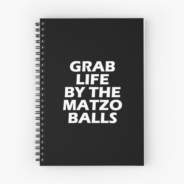 Item preview, Grab Life By The Matzo Balls Funny Passover Jewish Matzah designed and sold by TheMattDesigns.