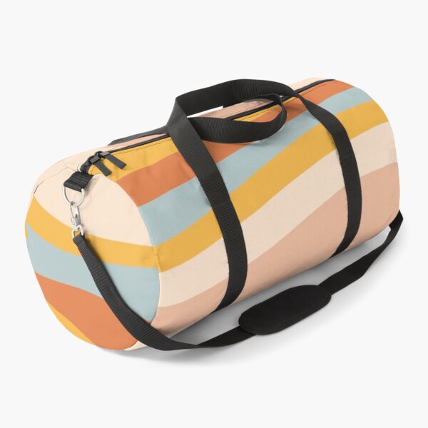 Item preview, Retro Dream Abstract Swirl Pattern Pastel Apricot Buff Ice Blue Mustard designed and sold by kierkegaard.