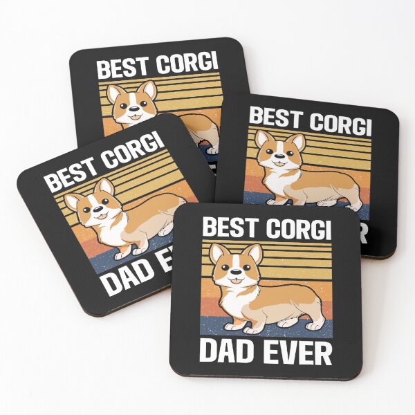 Item preview, Best Corgi Dad Ever. Funny Daddy Dog Lover Owner designed and sold by ahmed2751989.