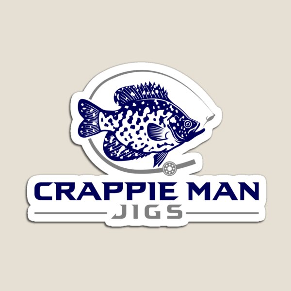 Crappie Man Jigs Offical Magnet for Sale by Motoislol
