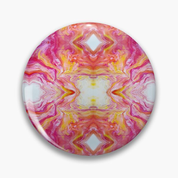 Item preview, Abstract Pink, Red, Yellow, Orange, and White Painting designed and sold by Creative-Voyage.
