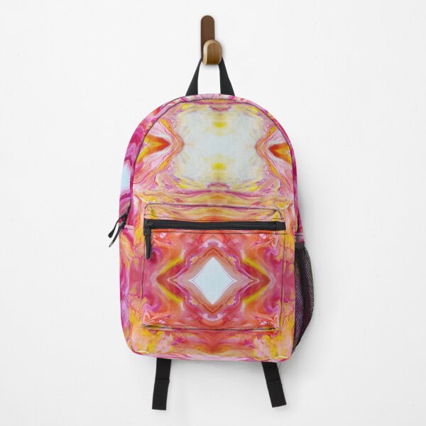 Item preview, Abstract Pink, Red, Yellow, Orange, and White Painting designed and sold by Creative-Voyage.
