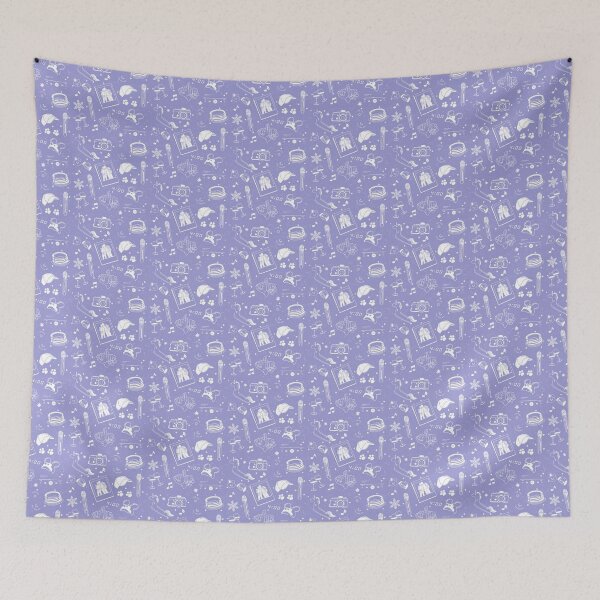 Item preview, Jikook doodle collage [purple] designed and sold by OUaTPreachers.