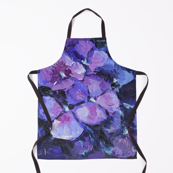 Item preview, Purple Hydrangea Oil Painting Print designed and sold by NatalyMak.