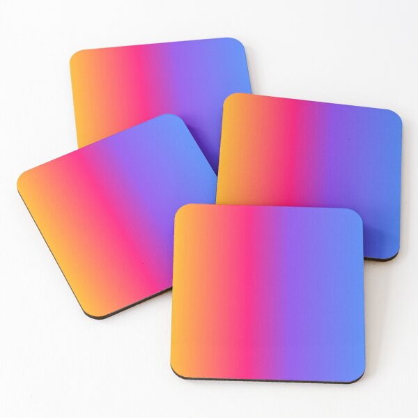 Item preview, Gradient - Bright Colors - Blue Pink Yellow and Purple designed and sold by Inspirationmotivation.