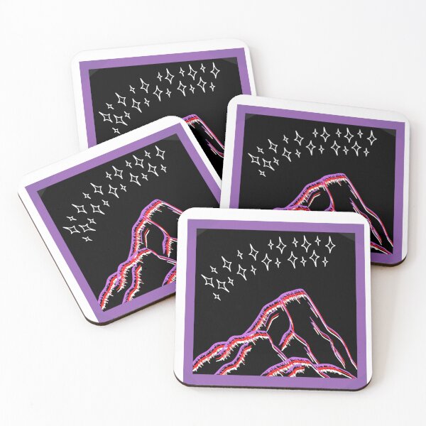 Item preview, Neon mountains designed and sold by djgogi.