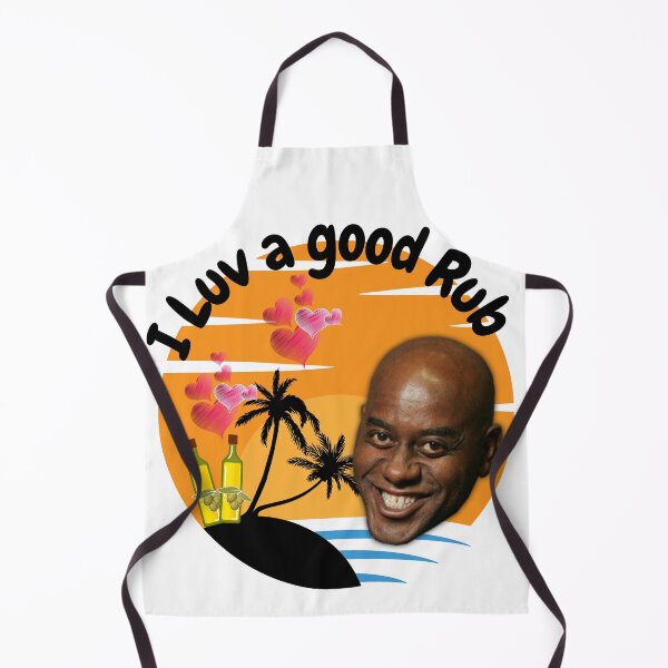 Item preview, Ainsley Harriott I Like A Good Rub Olive Oil designed and sold by Henk GoGo T-Shirts ⭐️⭐️⭐️⭐️⭐️.