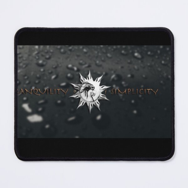 Item preview, Tranquility of Simplicity Logo (Rain) designed and sold by SimpleTranquil.