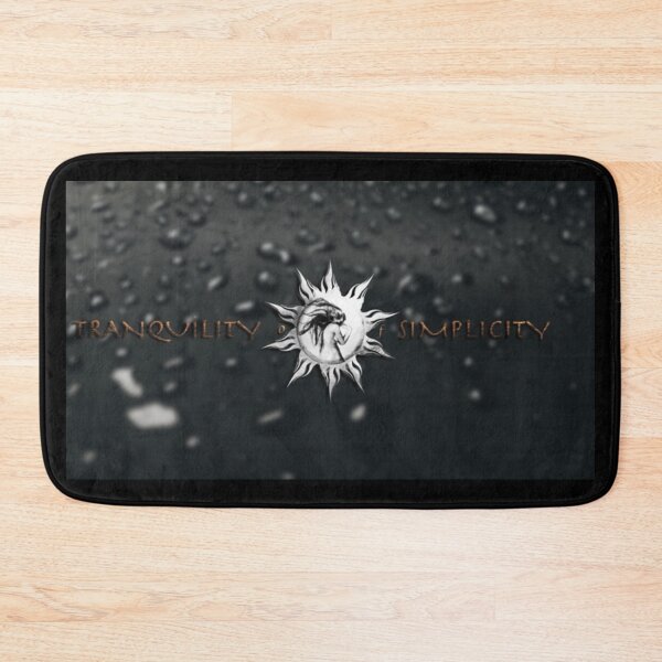 Item preview, Tranquility of Simplicity Logo (Rain) designed and sold by SimpleTranquil.