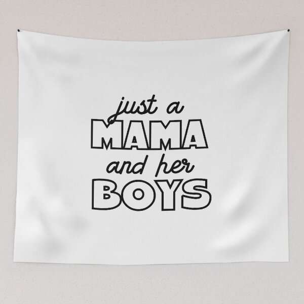 Item preview, Just A Mama And Her Boys designed and sold by JanesCreations.
