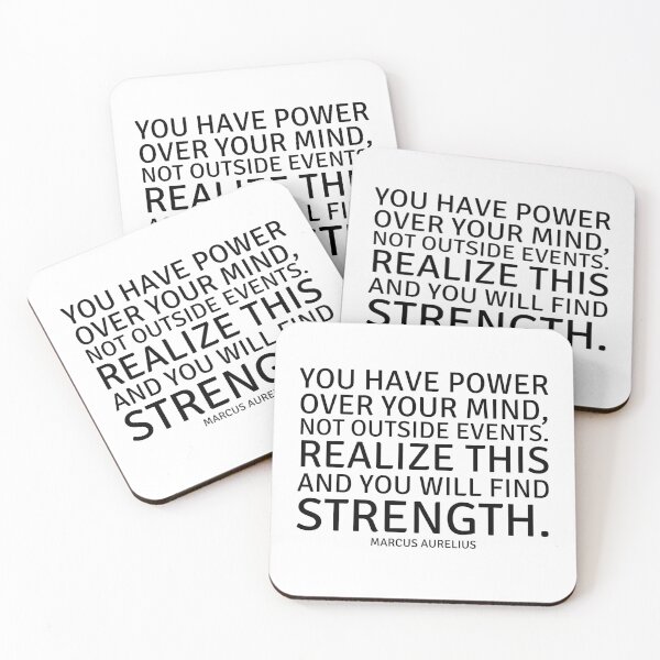 Item preview, Marcus Aurelius Quote designed and sold by NewStoics.