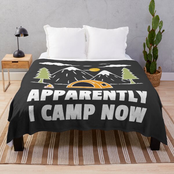 Item preview, Apparently I Camp Now – Funny Camping – Dark designed and sold by ttttee.