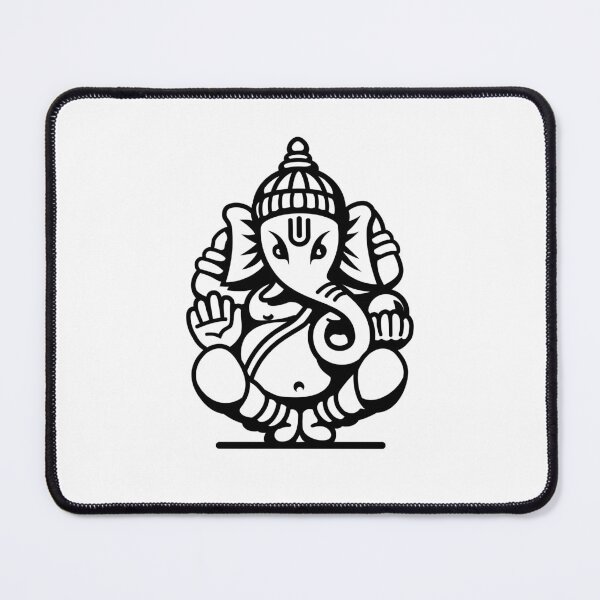 Item preview, Ganesh Ganesa Ganapati Elephant 4 (black) designed and sold by Mystic-Land.