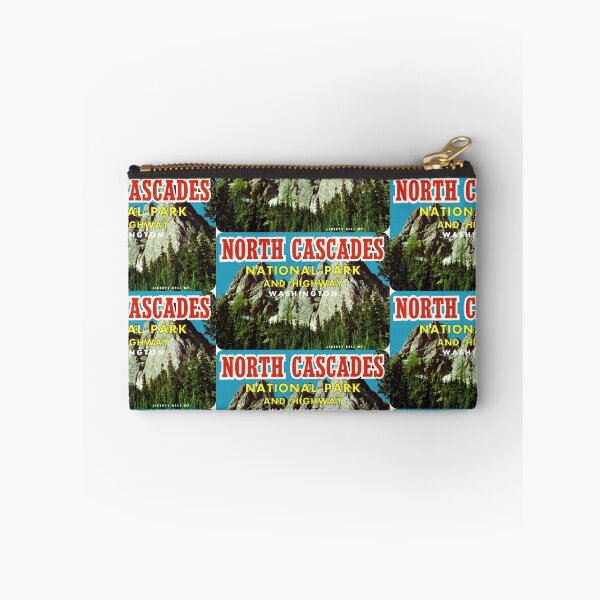 Item preview, North Cascades National Park Vintage Travel Decal designed and sold by hilda74.