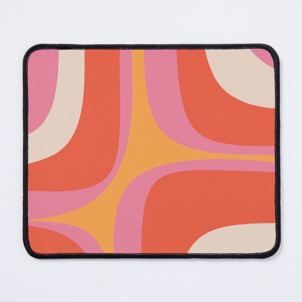 Item preview, Retro Groove Minimalist Abstract Pink Orange designed and sold by kierkegaard.