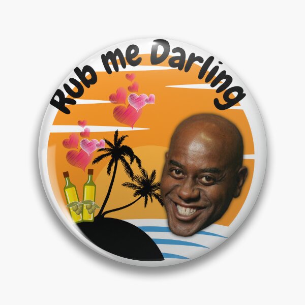 Item preview, Ainsley Harriott Rub Me Darling Olive Oil designed and sold by Henk GoGo T-Shirts ⭐️⭐️⭐️⭐️⭐️.