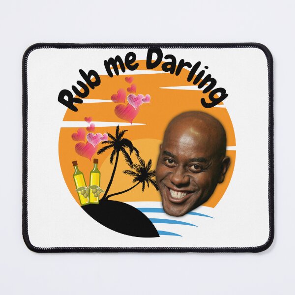 Item preview, Ainsley Harriott Rub Me Darling Olive Oil designed and sold by Henk GoGo T-Shirts ⭐️⭐️⭐️⭐️⭐️.