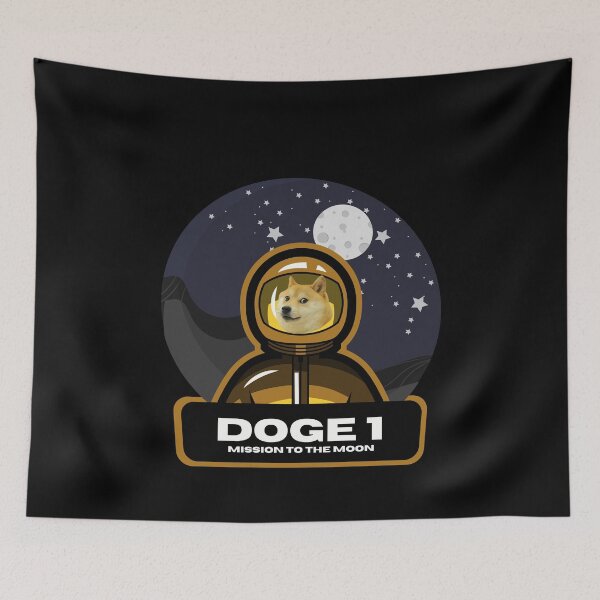 Item preview, Doge 1 Mission To The Moon Dogecoin to the moon Doge-1  designed and sold by NFTDesignsBLV.