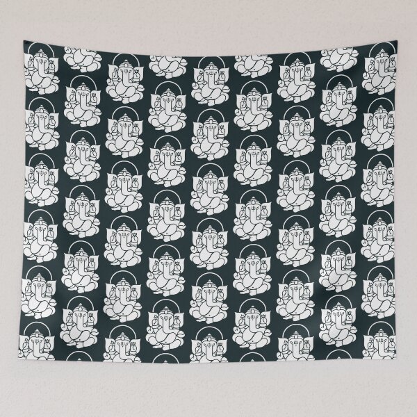 Item preview, Ganesh Ganesa Ganapati Elephant 3 (white) designed and sold by Mystic-Land.