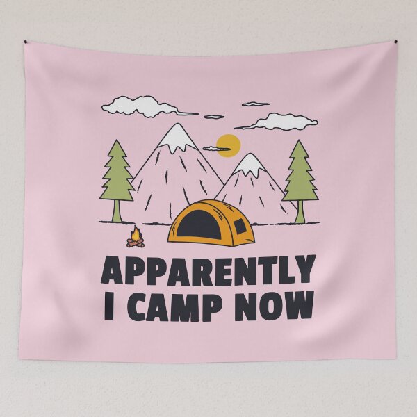 Item preview, Apparently I Camp Now – Funny Camping – Light designed and sold by ttttee.