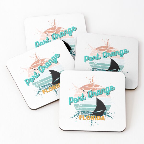 Item preview, Port Orange Florida Retro Vintage Sunset designed and sold by adriana-holmes.