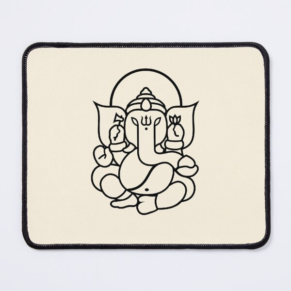 Item preview, Ganesh Ganesa Ganapati Elephant 3 (black) designed and sold by Mystic-Land.