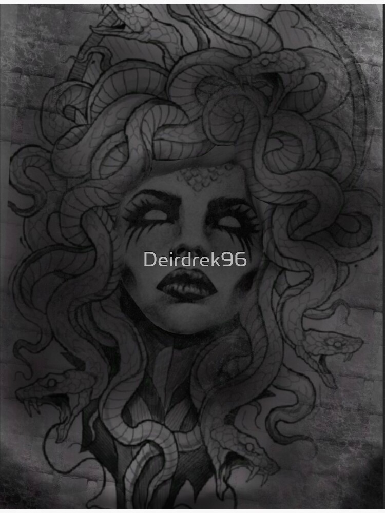"Dark Medusa graffiti " Sticker for Sale by Deirdrek96 Redbubble